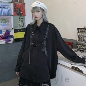韓国ハーネスベルト レディースシャツ ブラウス の商品一覧 トップス ファッション 通販 Yahoo ショッピング