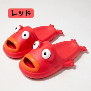 カエルのスリッパ ビーチサンダル 動物 個性 ...の詳細画像5