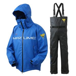 mazume MZRS-774 ラフウォーター レインスーツ ブルー LL｜つり具BLUEMARLINヤフーショップ