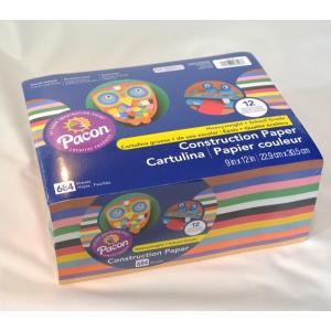 12カラー　12色　ペーパー 『色画用紙』　色紙　図画　工作　用紙　工作用紙