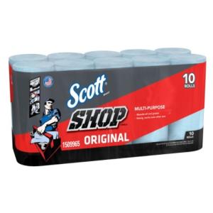 【送料無料】Scott SHOP TOWELS 『スコット カーショップタオル』 10個 55枚x10本 10ロール ペーパーウエス ペーパータオル 10巻 業務用 カー用品 多目的 万能