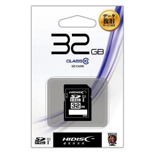 メモリーカード HIDISC ハイディスク SDHC 32GB HDSDH32GCL10DS Class10 ネコポス発送8点まで可能 新品｜blue-paprika