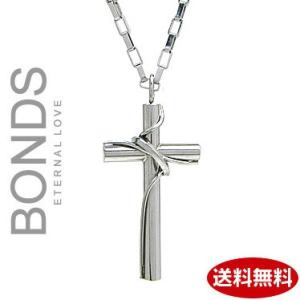 BONDS ボンズ ネックレス メンズ ステンレス クロス ペンダント BN-2532M｜blue-ribbon