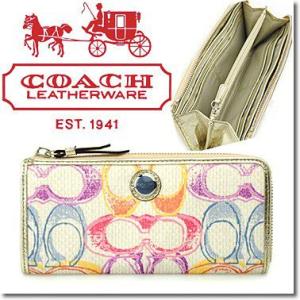 コーチ COACH 長財布 財布 レディース COACH コーチ ポピードリーム 47062 SV/MC｜blue-ribbon