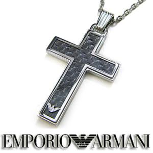 エンポリオ アルマーニ ネックレス EMPORIO ARMANI SIGNATURE クロス ペンダ...