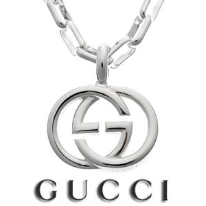 グッチ ネックレス GUCCI インターロッキングG ペンダント 295710 J8400 8106｜blue-ribbon