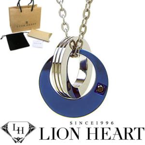 ライオンハート ネックレス メンズ LION HEART ダブルリングネックレス 04N153SM ...