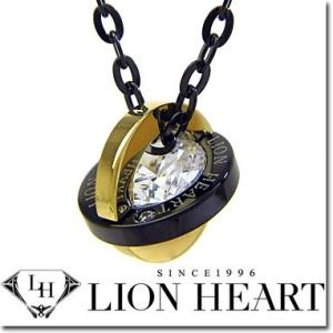 ライオンハート ネックレス メンズ LION HEART ダブルリング ペンダント LHMN002N...