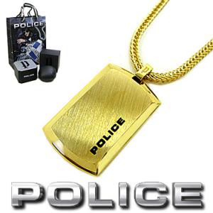 ポリス POLICE ネックレス メンズ PURITY プレートペンダント 24920PSG-A｜blue-ribbon
