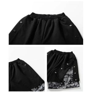 ペイズリー 白 黒 キッズ ダンス衣装 セット...の詳細画像5