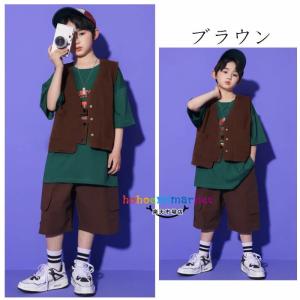 キッズ ダンスパンツ ダンス衣装 男女兼用 半...の詳細画像3