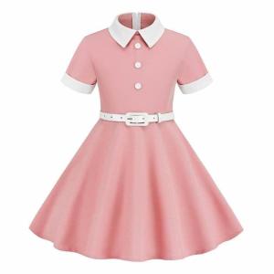 ダンス衣装 かわいい 半袖 ワンピース キッズ...の詳細画像2