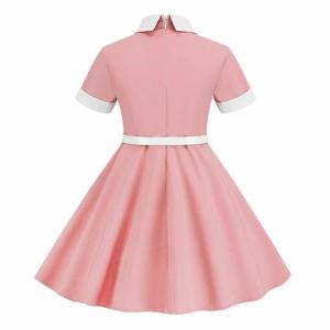 ダンス衣装 かわいい 半袖 ワンピース キッズ...の詳細画像4