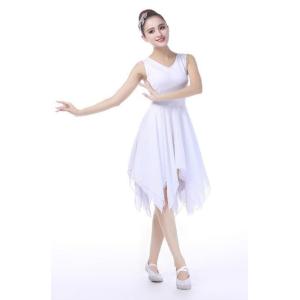 Vネック レディース 女の子 ワンピース 子供...の詳細画像1