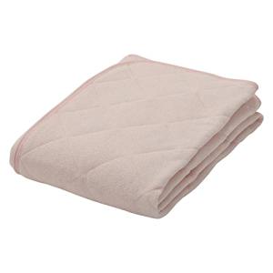 西川 (nishikawa) 敷きパッド シングル 洗える パイル 綿100％ ふんわり ズレにくい 高性能ゴム付き ピンク CM03030010の商品画像