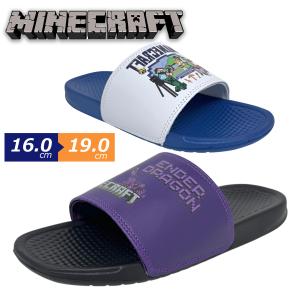 マインクラフト キッズ シャワーサンダル エンダードラゴン アレックス スティーブ 18〜22cm 1S6468H Minecraft クリーパー ゾンビ 靴 男の子 プール ビーチ 海