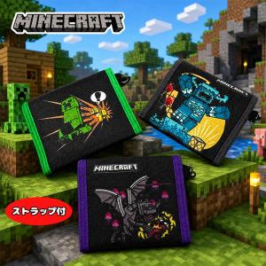 当店限定 マインクラフト コイルタイプ 2つ折りウォレット 財布 小銭入れ グッズ キャラクター MINECRAFT マイクラ カード入れ 定期 パスケース 雑貨 アパレル