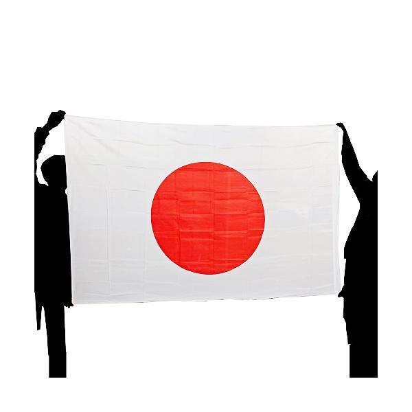 日の丸 ドデカイ 国旗 185×125cm サッカー フラッグ イベント おもしろ雑貨 プレゼント ...