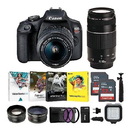 Canon T7 EOS Rebel DSLR Camera with EF-S 18-55mm a...
