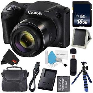 Canon Powershot SX430 is Digital Camera (Black) (International Model) + 16GB SDHC Class 10 Memory Card + Small Carrying Case + Memory Card Wal並行輸入