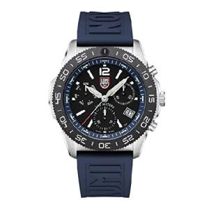 Luminox パシフィックダイバークロノグラフ ブラックダイヤル ブルーラバーストラップ ダイバー...