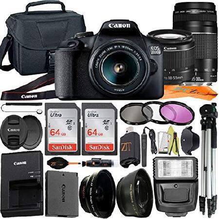 Canon EOS 2000D (Rebel T7) Digital SLR Camera 24.1...