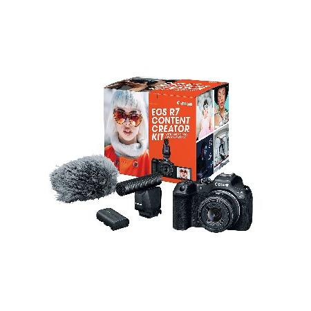 Canon EOS R7 Content Creator Kit, Mirrorless Vlogg...