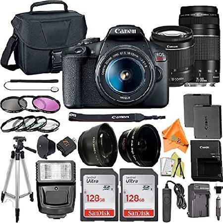 Canon EOS Rebel T7 DSLR Camera Bundle with EF-S 18...