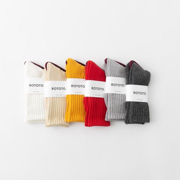 ロトト LOOSE PILE CREW SOCKS ルーズパイル クルーソックス メール便OK Ro...