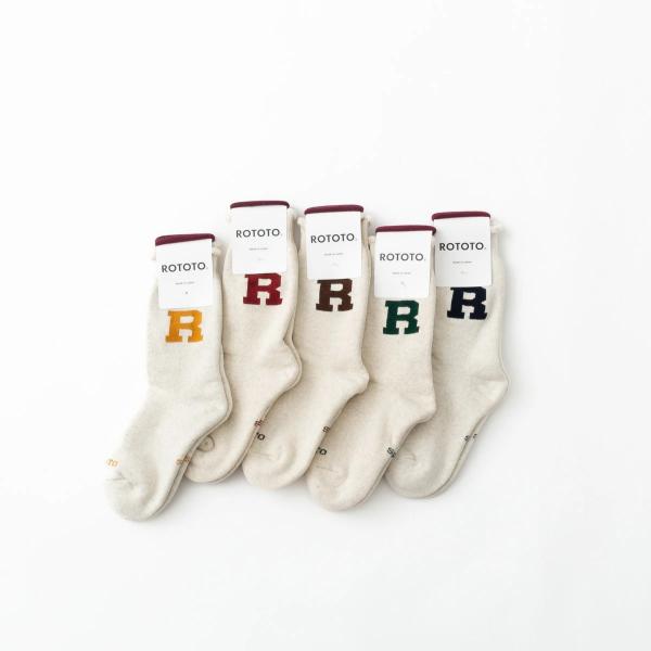 ロトト RAFFY SWEAT SOCKS R LOGO ラフィ スウェット ソックス R1552 ...