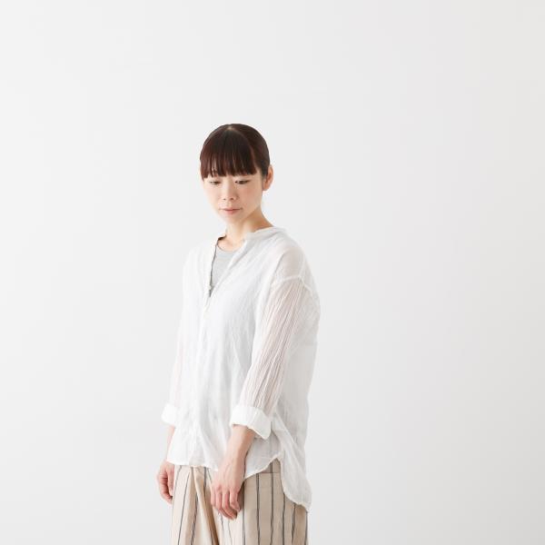 アーメン UTILTY BANDED COLLAR SHIRTS ユーティリティ バンドカラー シャ...