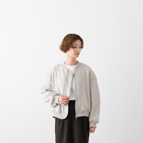 アメリカーナ ラグランスリーブ 裏起毛 ダブルジップ スウェット ブルゾン Americana BR...