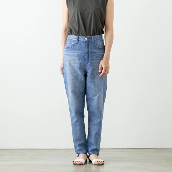 サキュウ FS リネン アンクル テーパード パンツ メール便OK caqu  26245 レディー...