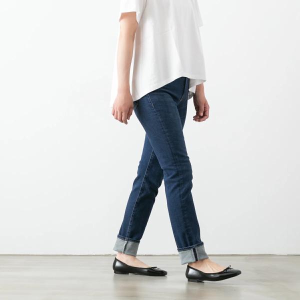 ストレッチ デニム スリム ストレート caqu サキュウ 37002 レディース ジーンズ ジーパ...