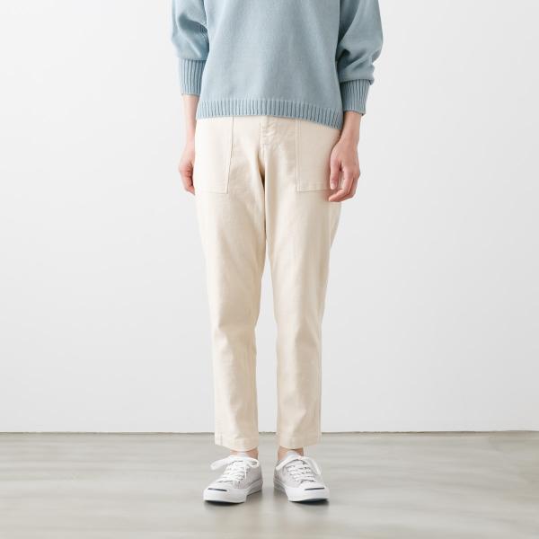 ドミンゴ ISKO レグレット ベイカーパンツ ワーク カーキ オリーブ ナチュラル テーパード ア...