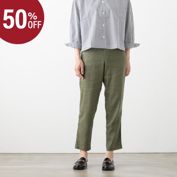 【50%OFF】ドミンゴ リネンレーヨン リラックス トラウザーパンツ D.M.G 14-185L ...