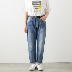 オーディナリーフィッツ LOOSE ANKLE DENIM / REMAKE ルーズアンクル デニム リメイク OF-P175 Ordinary fits レディース デニムパンツ ゆったり｜bluebeat-y