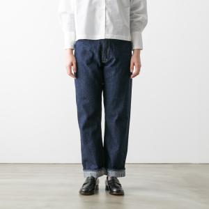 オアスロウ ハイライズ デニム パンツ Lady's High Rise Denim Pants 00-1040-81 orSlow レディース ストレート｜bluebeat web store ブルービート