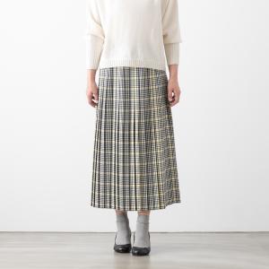 アービン デニム プリーツ スカート URVIN UK138201 レディース ロング