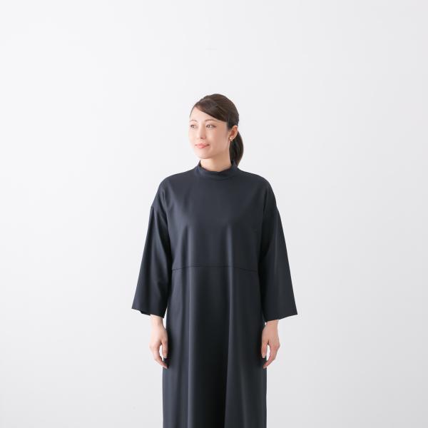 ユティリテ ギャバストレッチ ハイネック ワンピース utilite UT207SS26 オケージョ...