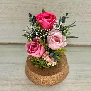プリザーブドフラワー ギフト 花 ガラスドーム...の詳細画像5