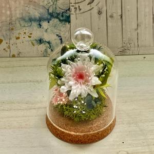 ペット供養 花 プリザーブドフラワー ガラスド...の詳細画像1