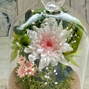 ペット供養 花 プリザーブドフラワー ガラスド...の詳細画像2