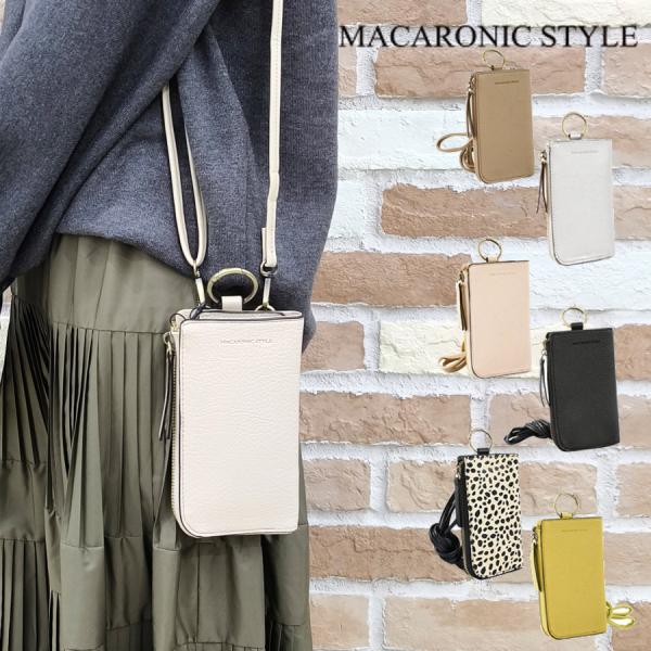 マカロニックスタイル ショルダーバッグ レディース バッグ 斜め掛け 軽量 ポシェット ポーチ 財布...