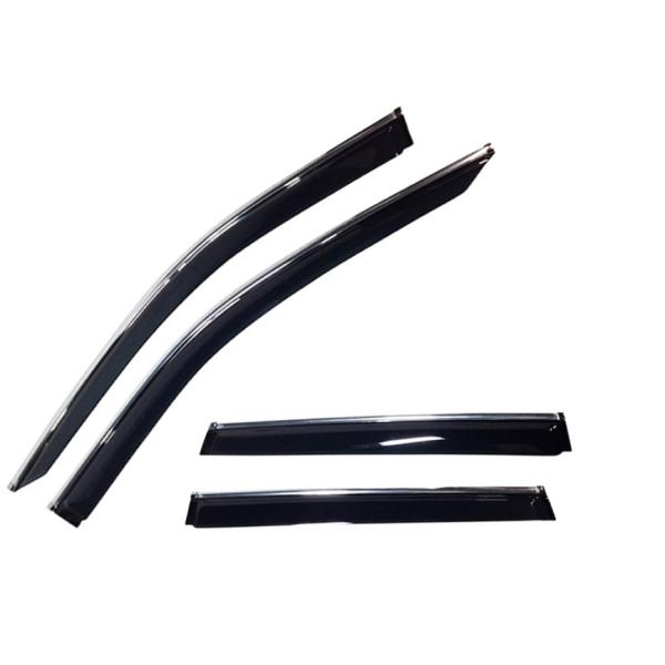 新品 ジープ コンパス M624 サイドバイザー ドアバイザー メッキモール入