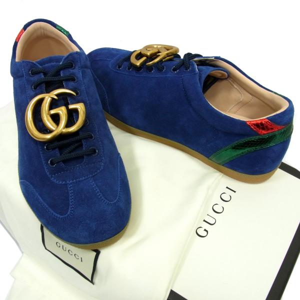 新品 定価10万円■GUCCI グッチ GGマーモント スニーカー ローカットシューズ 437487...