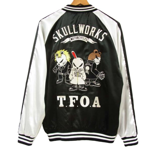 ◆CROWS WORST クローズ ワースト リバーシブル スカジャン デスラビット T.F.O.A...