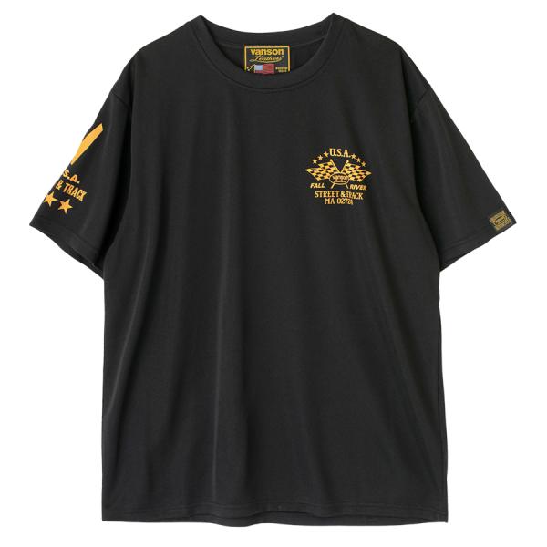 ドライメッシュTシャツ 半袖 バンソン VANSON 吸汗速乾 春夏 VS23805S メッシュTシ...