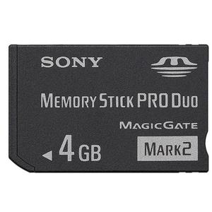 SONY メモリースティック PRO Duo 4GB Mark2 MS-MT4G ソニー 海外パッケージ品