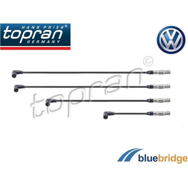 TOPRAN 新品 VW プラグコード 4本セット ゴルフ4 ボーラ ニュービートル 06A9980...